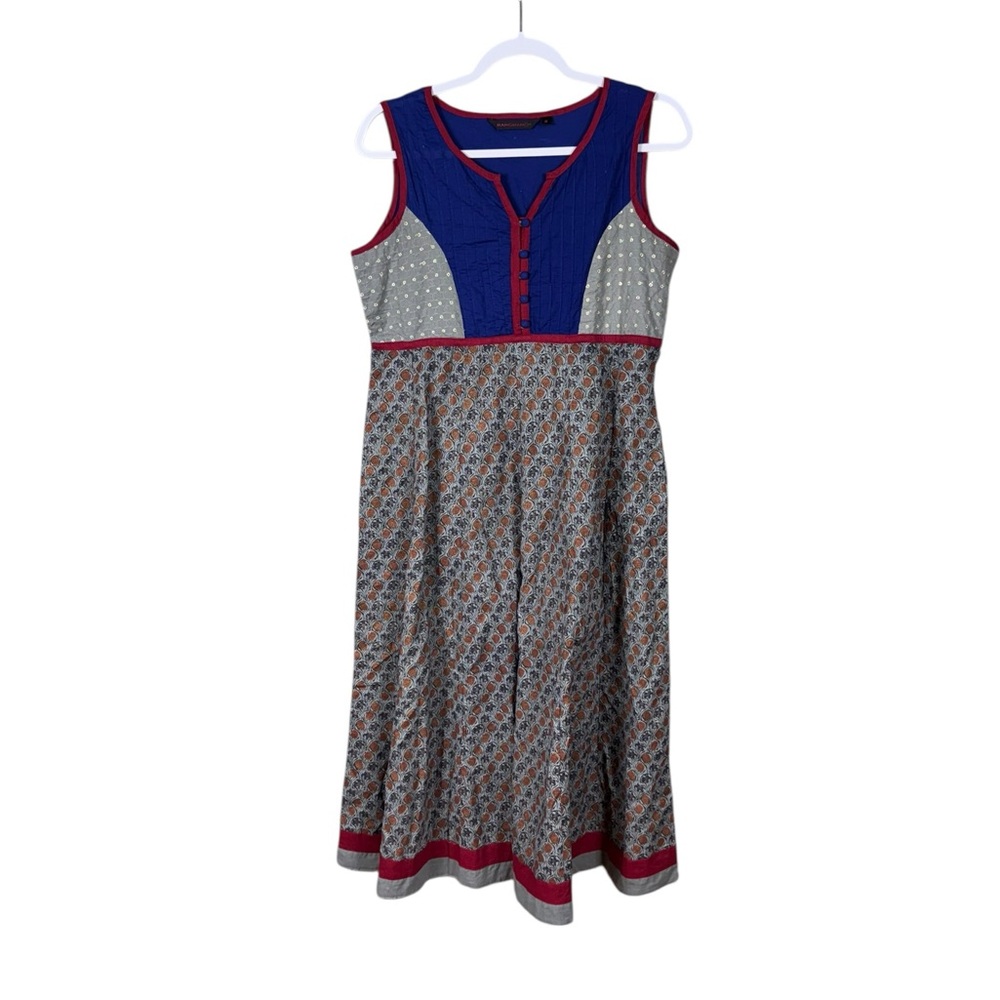 Rangmanch Midi Dress Size Medium Bohemian Cottage Prairie